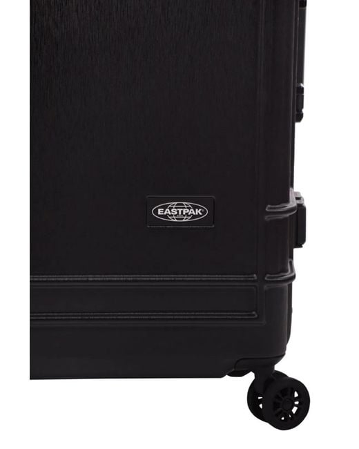 Eastpak Black Hard-Shell Polycarbonate Suitcase With Multidirectional Wheels