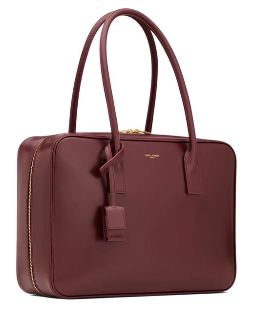Saint Laurent Purple Sac De Jour Bag