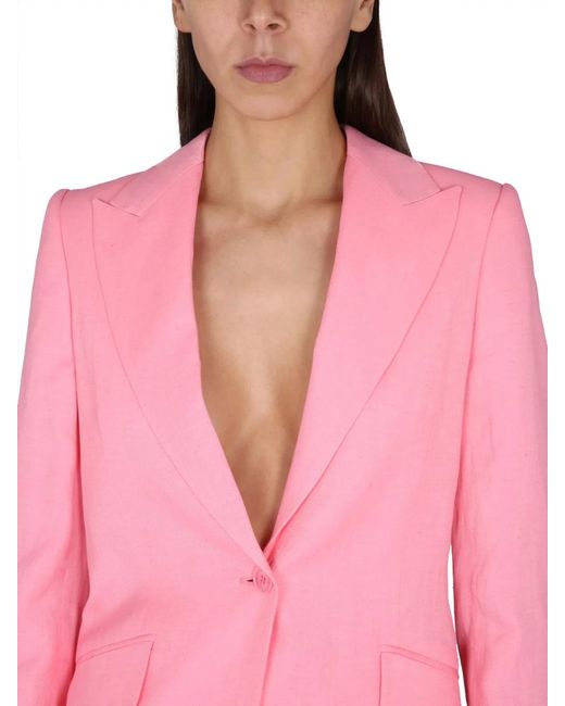 Stella McCartney Pink Single-Breasted Blazer