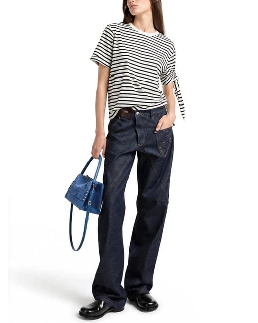 J.W. Anderson Gray Tshirt Con Nodo