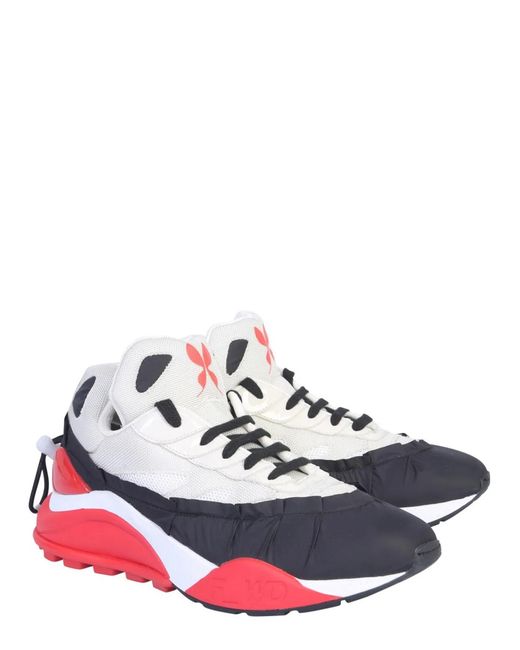 FWRD White Nylon And Mesh Sneakers