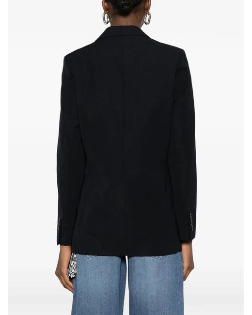 A.P.C. Black Single-Breasted Wool Blend Blazer