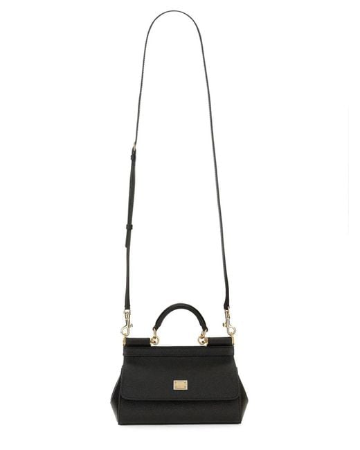 Dolce & Gabbana Black Dolce & Gabbana Borsa "Sicily" Small