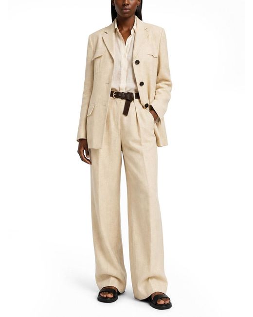 Max Mara Natural Giacca Con Coulisse