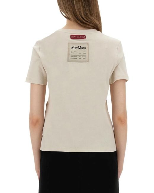 Max Mara White S Max Mara Bud Tshirt