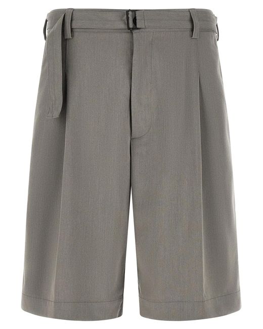Cellar Door Gray 'Viper' Bermuda Shorts for men