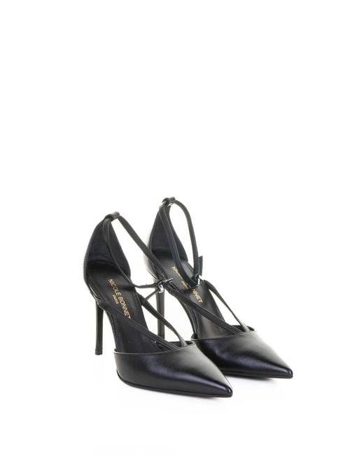 Chantal White Nappa Leather Pump