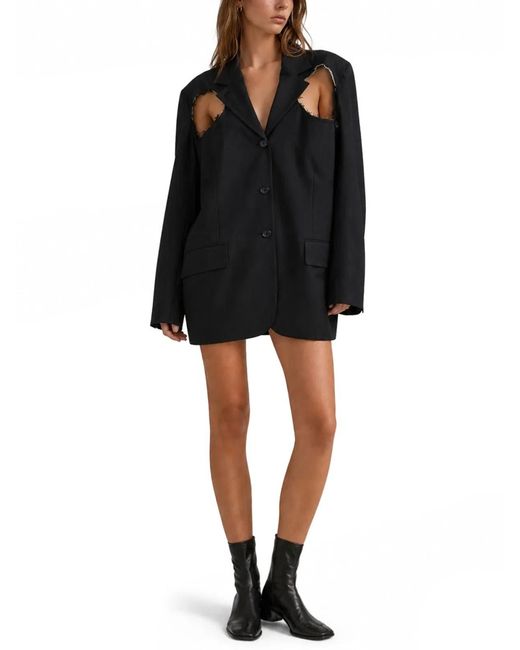 Acne Black Deconstructed Jacket