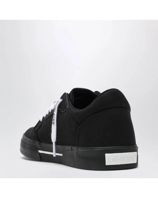 Off-White c/o Virgil Abloh Black Vulcanized Low Sneakers for men
