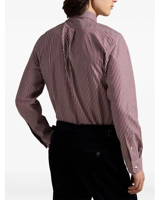 Polo Ralph Lauren Purple Long Sleeve Sport Shirt for men