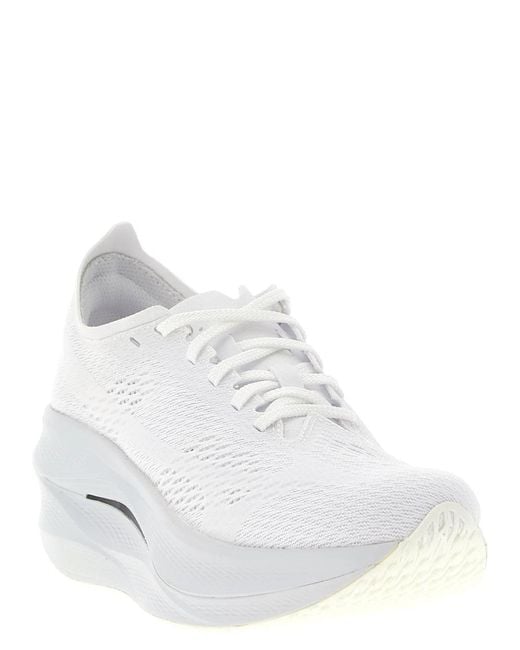 Comme des Garçons White Cdg X Mizuno 'Wave Rebellion Pro 3' Sneakers