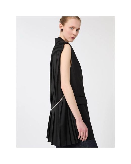 Max Mara Black Spxalbero Sleeveless Blazer