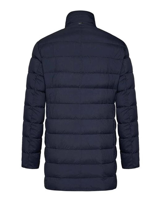Herno Blue Padded Coat for men