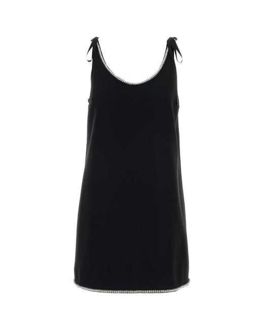 Prada Black Sable Mini Dress