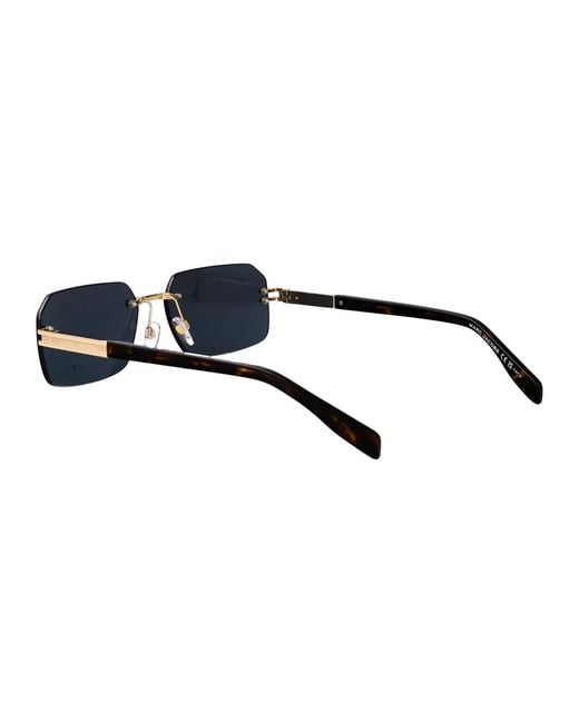 Marc Jacobs Blue Havana Metal Sunglasses for men