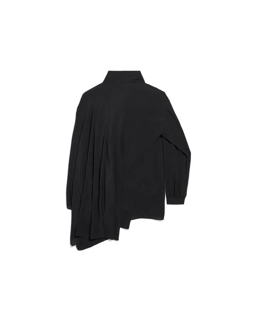 Balenciaga Black Silk Shirt