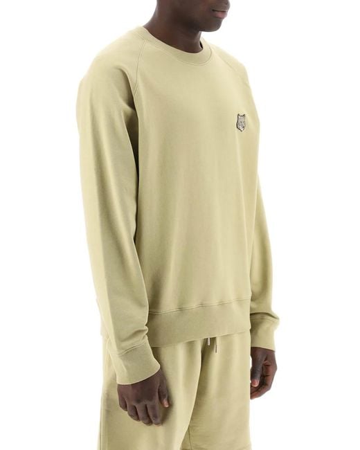 Maison Kitsuné Natural Maison Kitsuné Oversized Sweatshirt for men