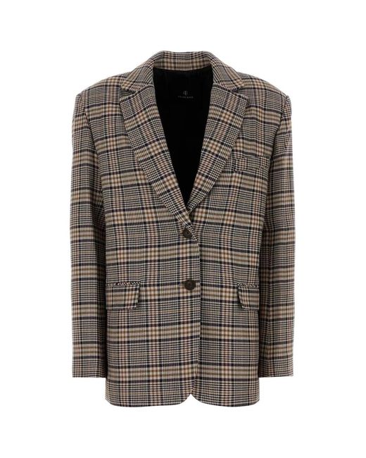 Anine Bing Black Quinn Blazer