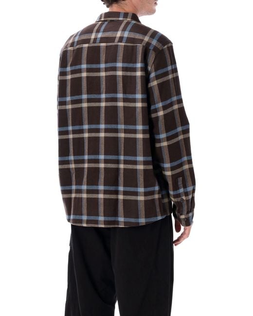 Patagonia Black Fjord Flanel Shirt for men