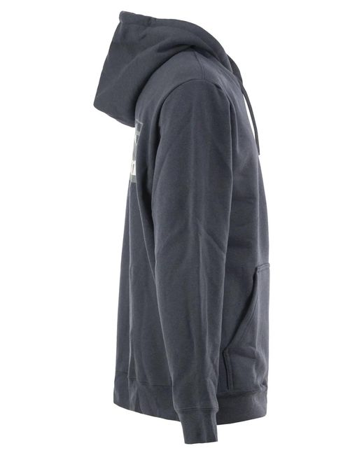 Patagonia Blue Cotton Blend Hoodie for men