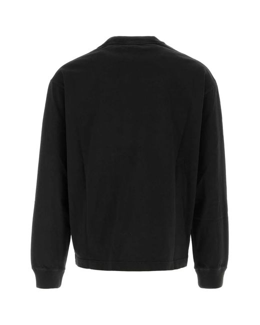 Prada Black Crew Neck Sweatshirt for men