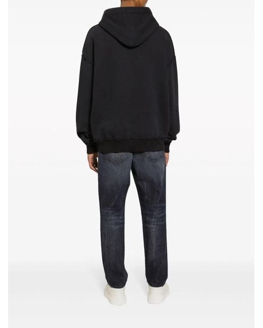 Dolce & Gabbana Black Dolce & Gabbana Sweatshirt With Print for men