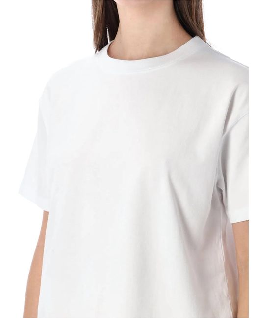 American Vintage White Fizvalley Cotton T-Shirt