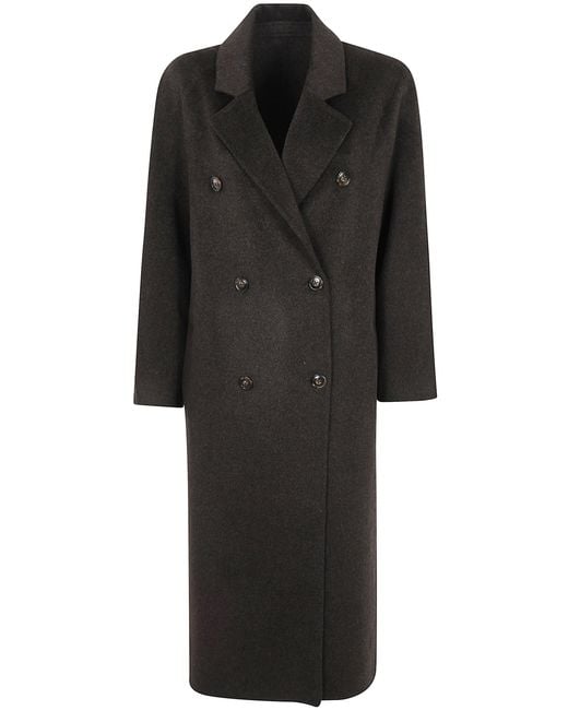 Loulou de Saison Black "Irvin" Double Breasted Coat
