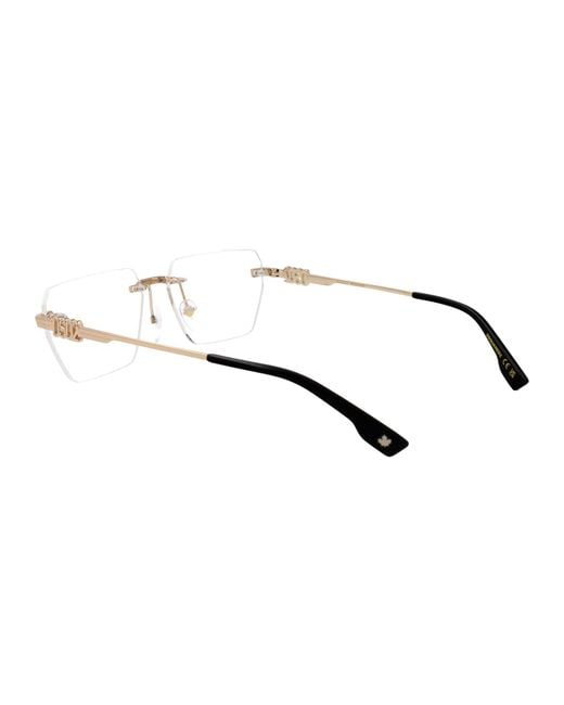DSquared² Metallic Light Metal Glasses for men
