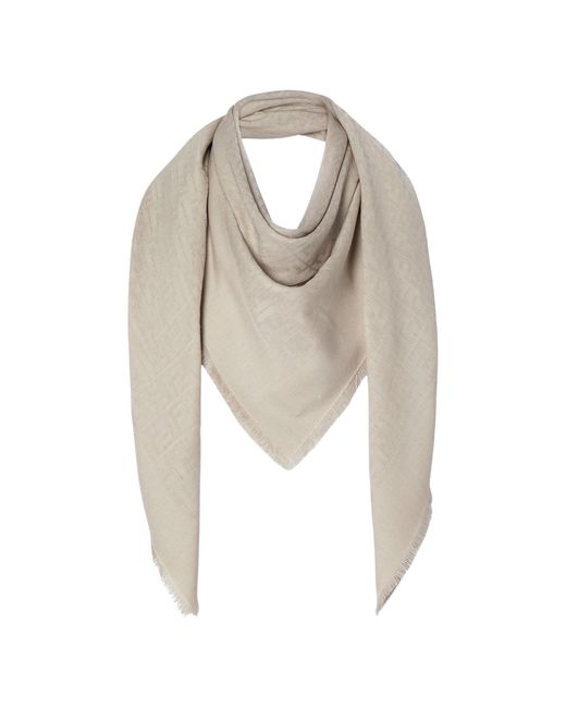 Fendi White Scialle