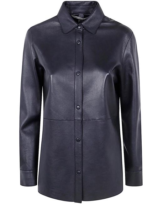 The Jackie Leathers Blue Avril Shirt