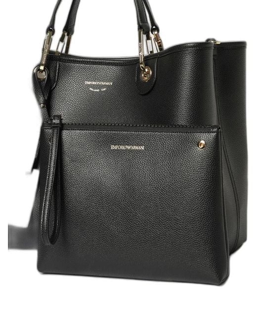 Emporio Armani Black Shopping Bag