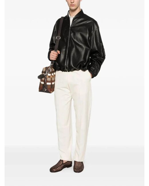 Fendi Natural Wool Virgin Wool Viscose Pants for men