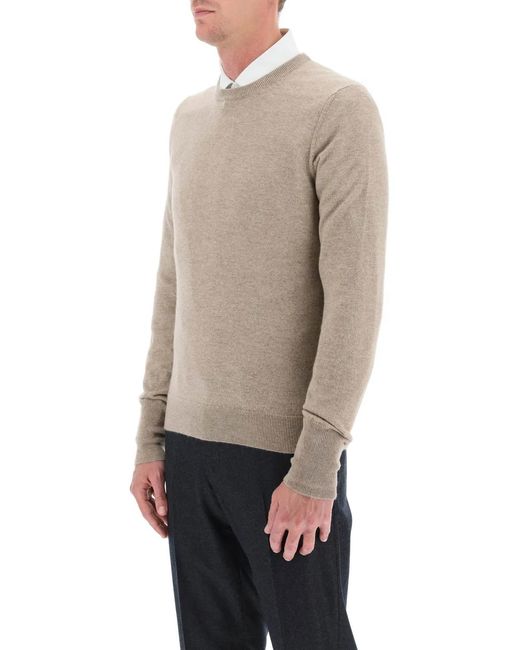Drumohr Natural Nude Neutrals Cashmere Crewneck for men