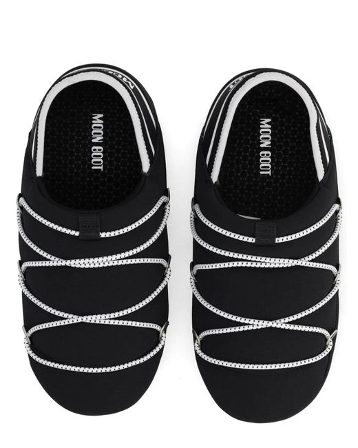 Moon Boot Black Slipper Icon
