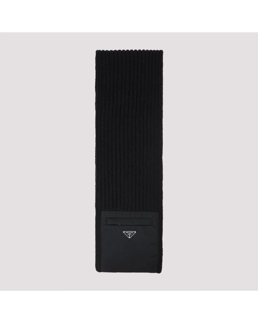 Prada Black Sciarpe for men
