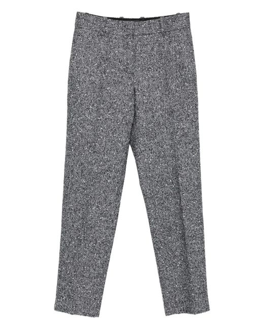 Ermanno Scervino Gray Wool Polyamide Viscose Pants