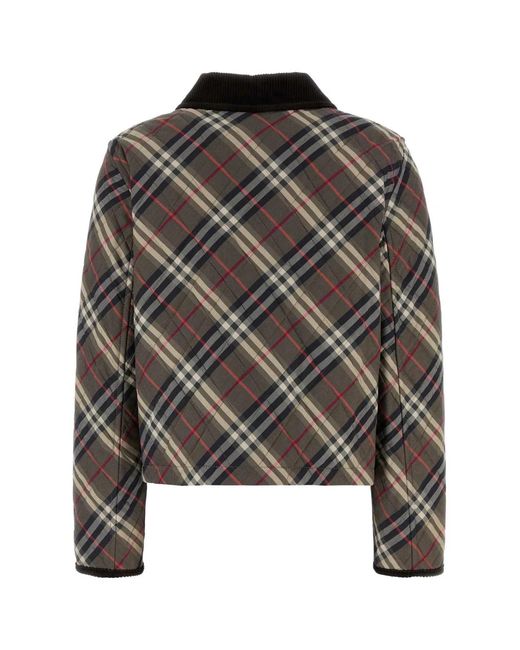 Burberry Black Embroidered Cotton Jacket