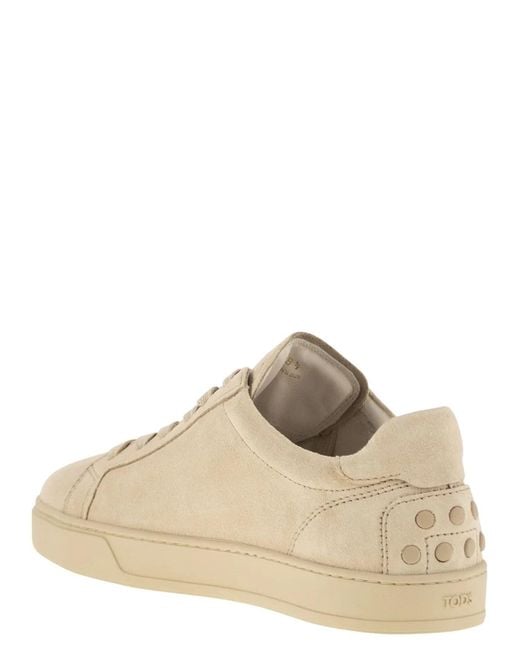 Tod's Brown Suede Leather Trainers