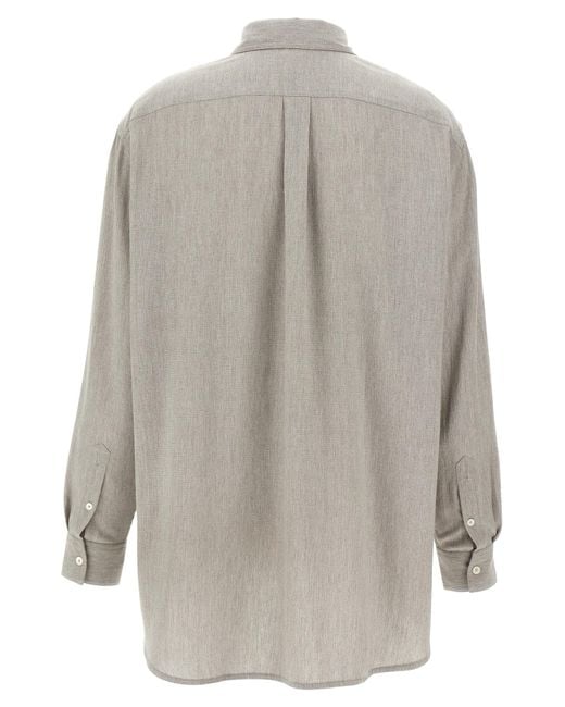 Totême Gray Wool Shirt