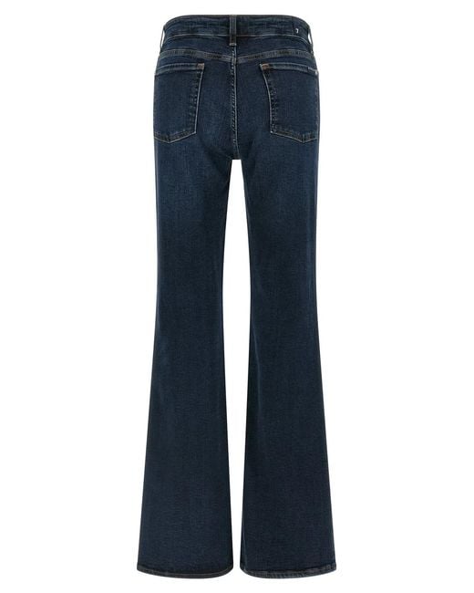 7 For All Mankind Blue 'The Leggy Bootcut' Jeans