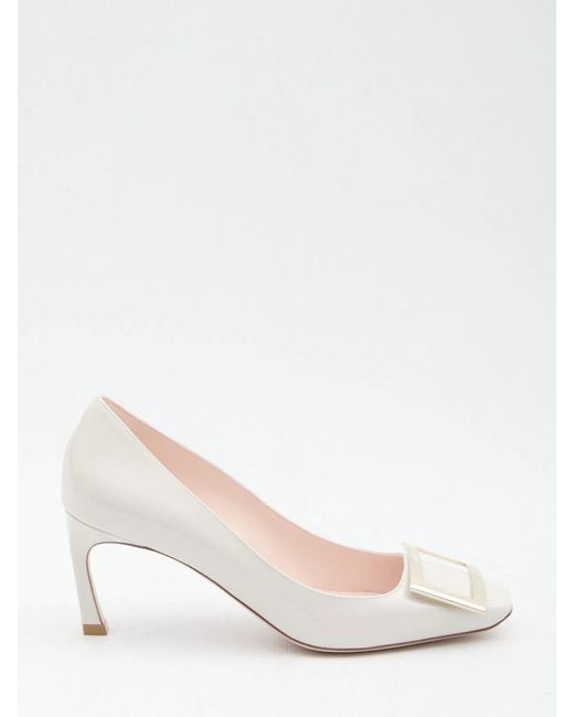 Roger Vivier Natural Belle Vivier Trompette Pumps