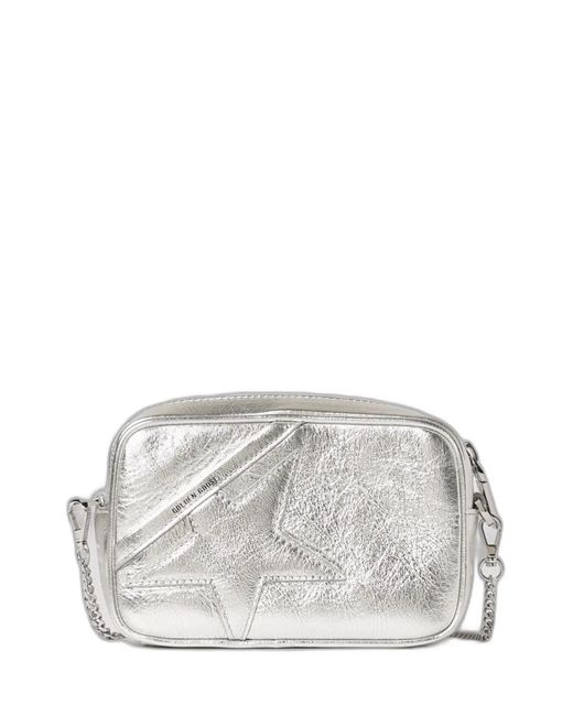 Golden Goose Deluxe Brand Gray Mini Star Crossbody Handbag