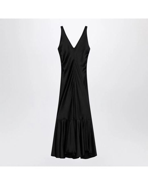 Sportmax Black Long Dress