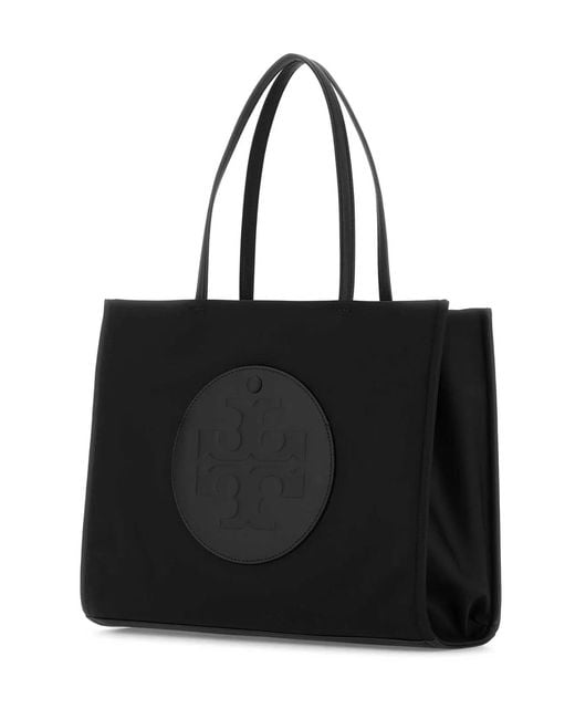 Tory Burch Black Ella Small Tote