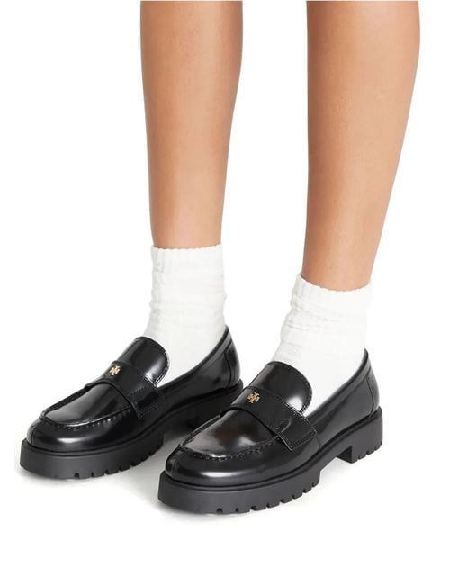 Tory Burch Black Flat Shoes