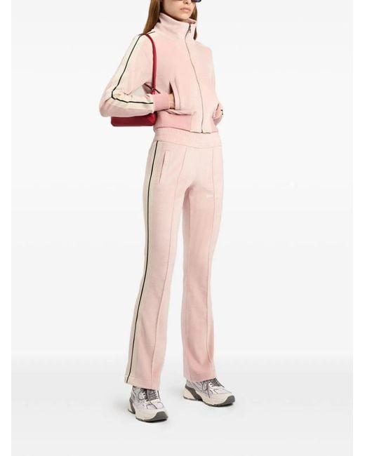 Palm Angels Pink Chenille Track Pants
