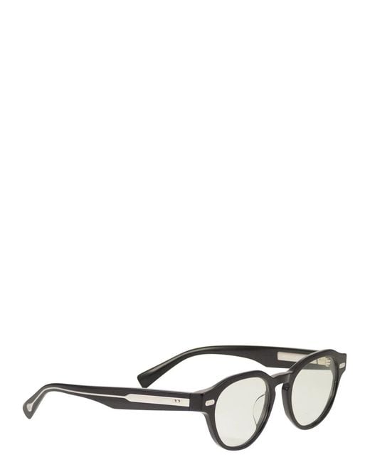 Brunello Cucinelli Black Iconic Meridian Acetate Glasses for men