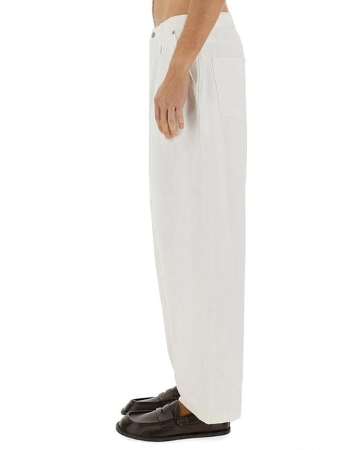 Moschino White Jeans for men