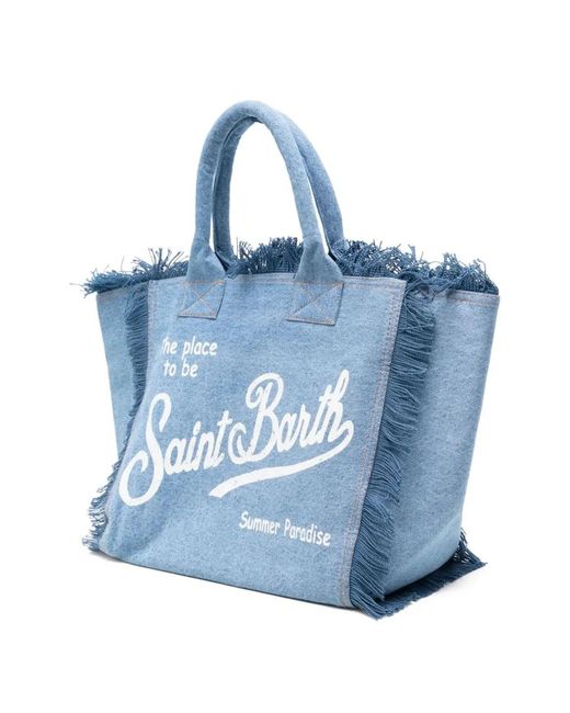 Mc2 Saint Barth Blue "Vanity" Tote Bag